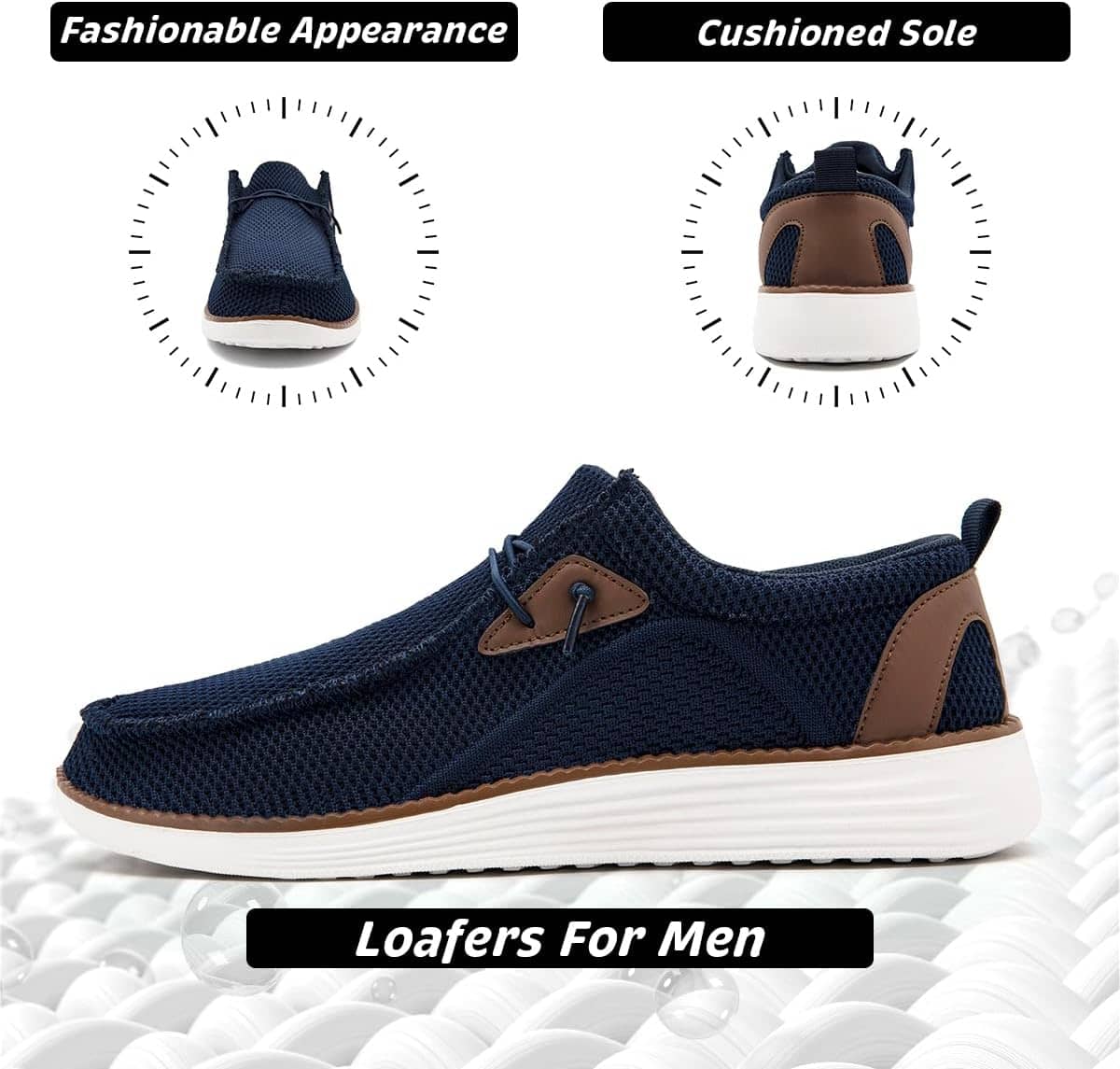 Men's Slip-On Loafers: Comfortable Casual Boat Shoes for Work and Leisure - Image 2