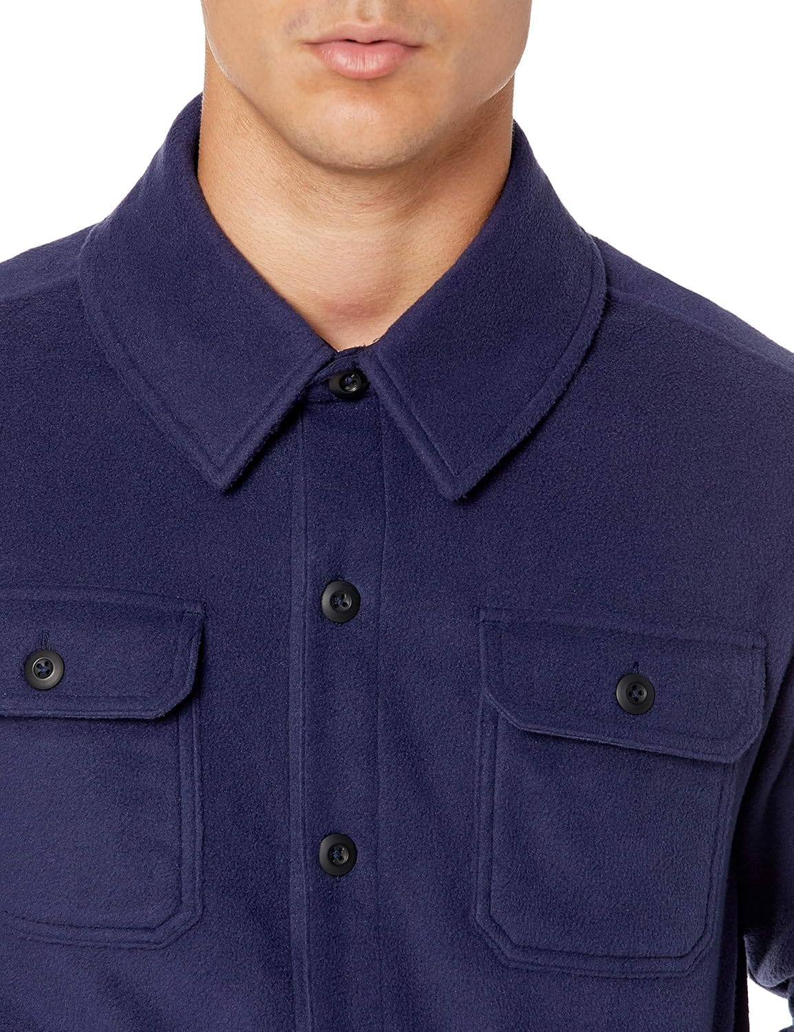 Amazon Essentials Men's Long-Sleeve Polar Fleece Shirt Jacket - Image 6