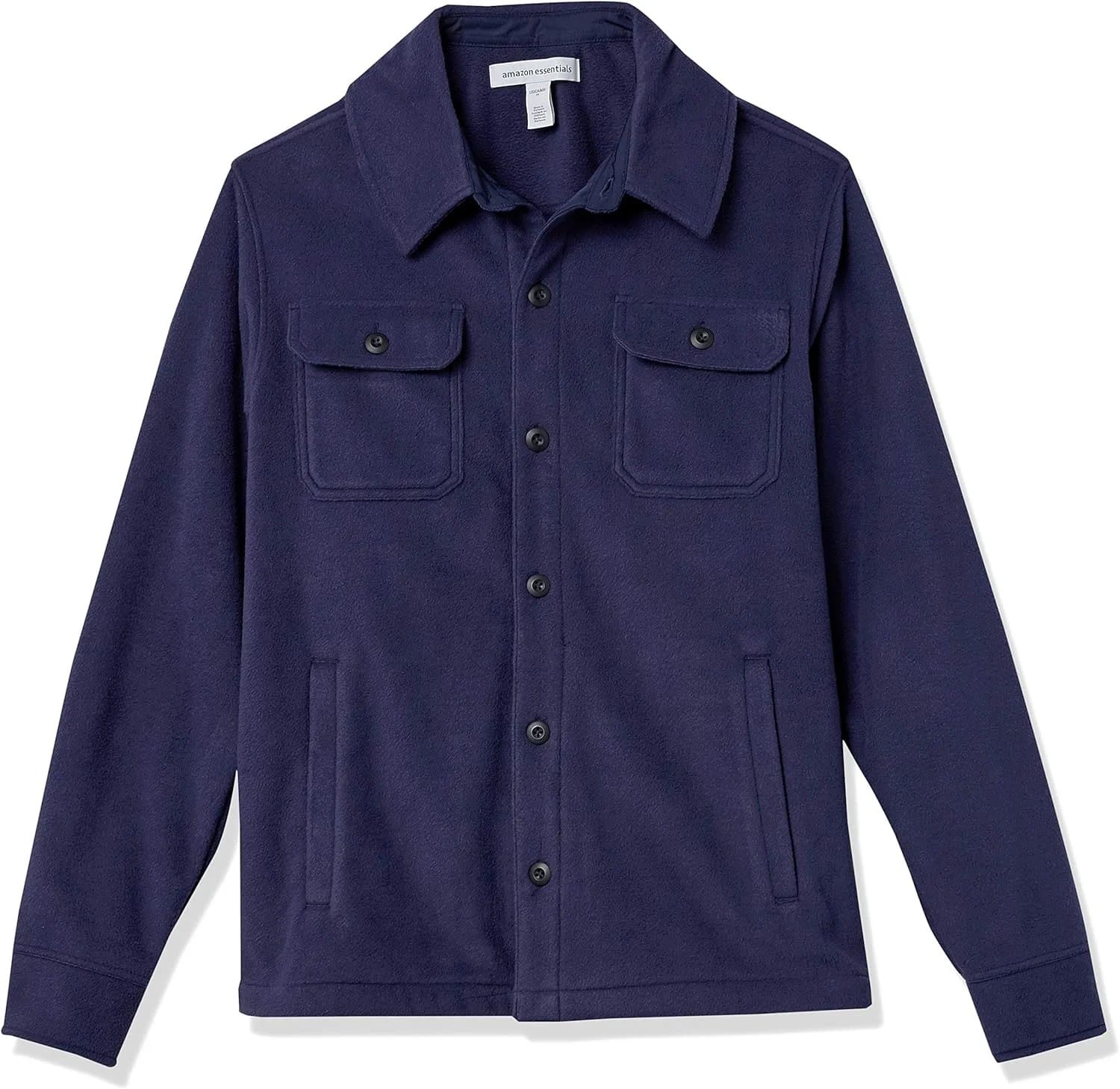 Amazon Essentials Men's Long-Sleeve Polar Fleece Shirt Jacket