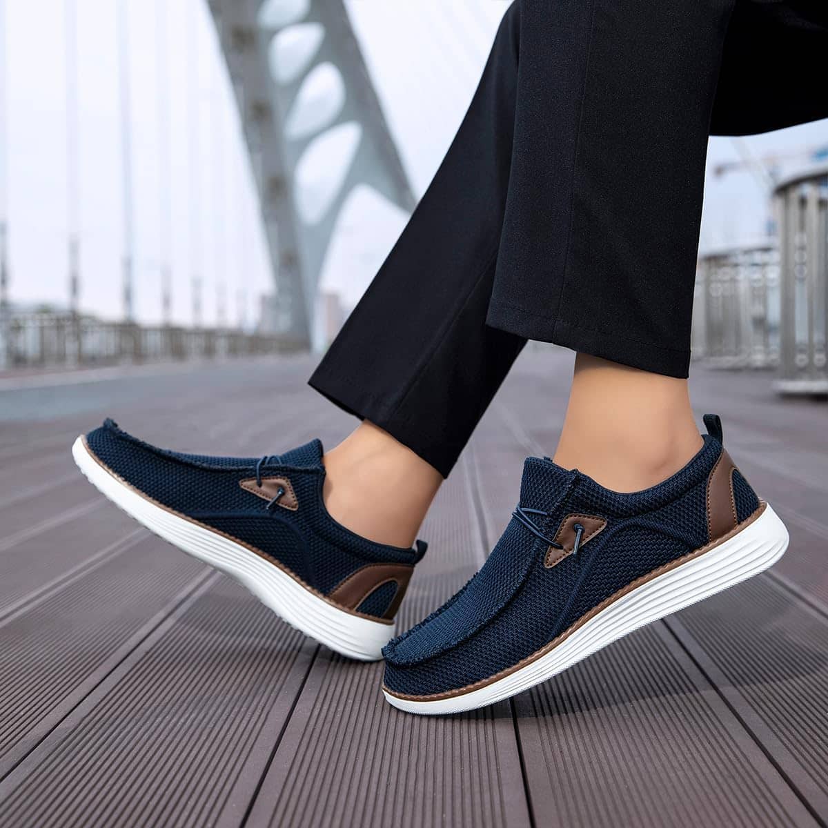 Men's Slip-On Loafers: Comfortable Casual Boat Shoes for Work and Leisure - Image 6