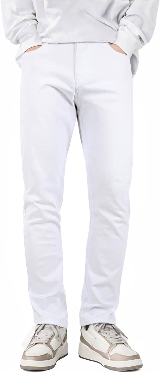 Heyfanee Mens Slim Fit Jeans Skinny Stretchy Denim Pants for Men