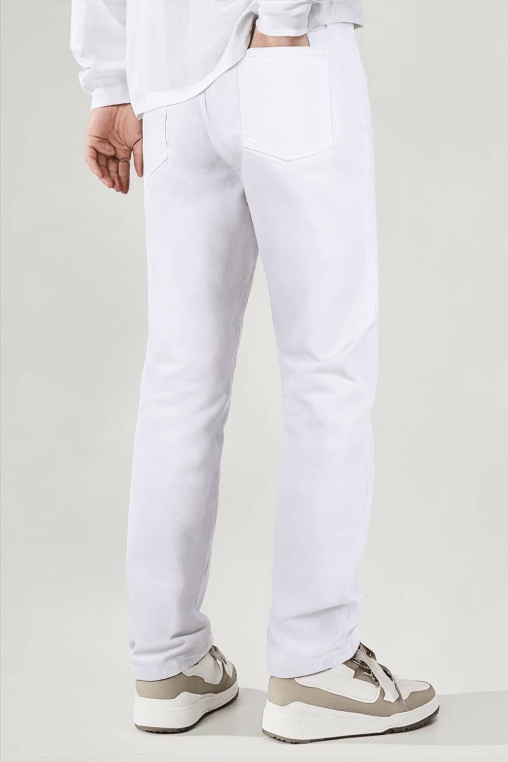 Heyfanee Mens Slim Fit Jeans Skinny Stretchy Denim Pants for Men - Image 3