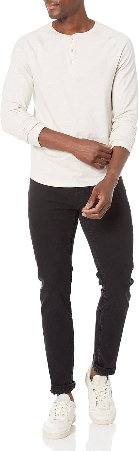 Amazon Essentials Men's Slim-Fit Long-Sleeve Henley Shirt - Image 5
