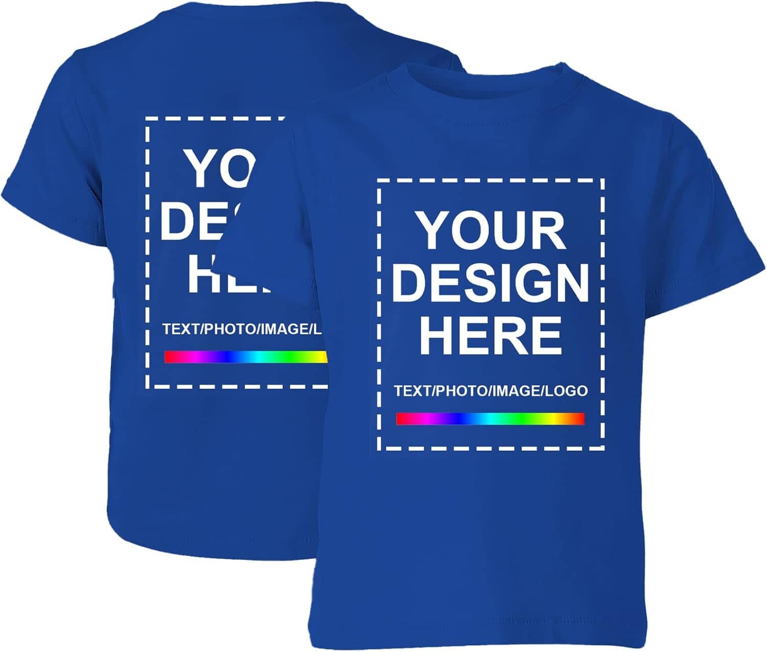 Custom T Shirts for Men，Custom T Shirts Design Your Own，Personalized T Shirts Customized Tee Gifts Add Photo Logo Text