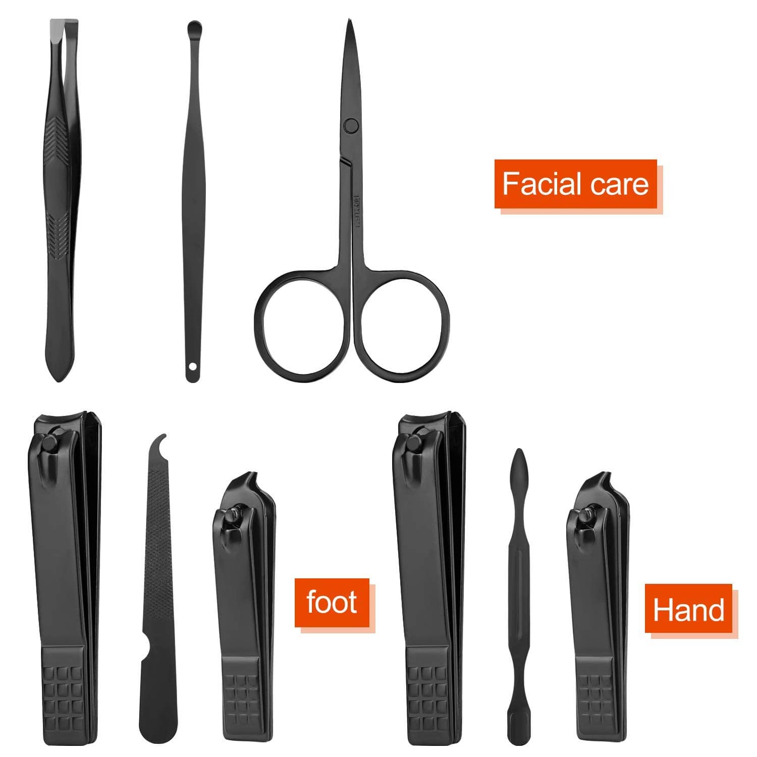 Manicure Set Personal Care Nail Clipper Kit Manicure Professional Manicure Pedicure Set Mens Accessories Personal Care Set Nail Grooming Kit Present for Men Husband Boyfriend Parent - Image 2