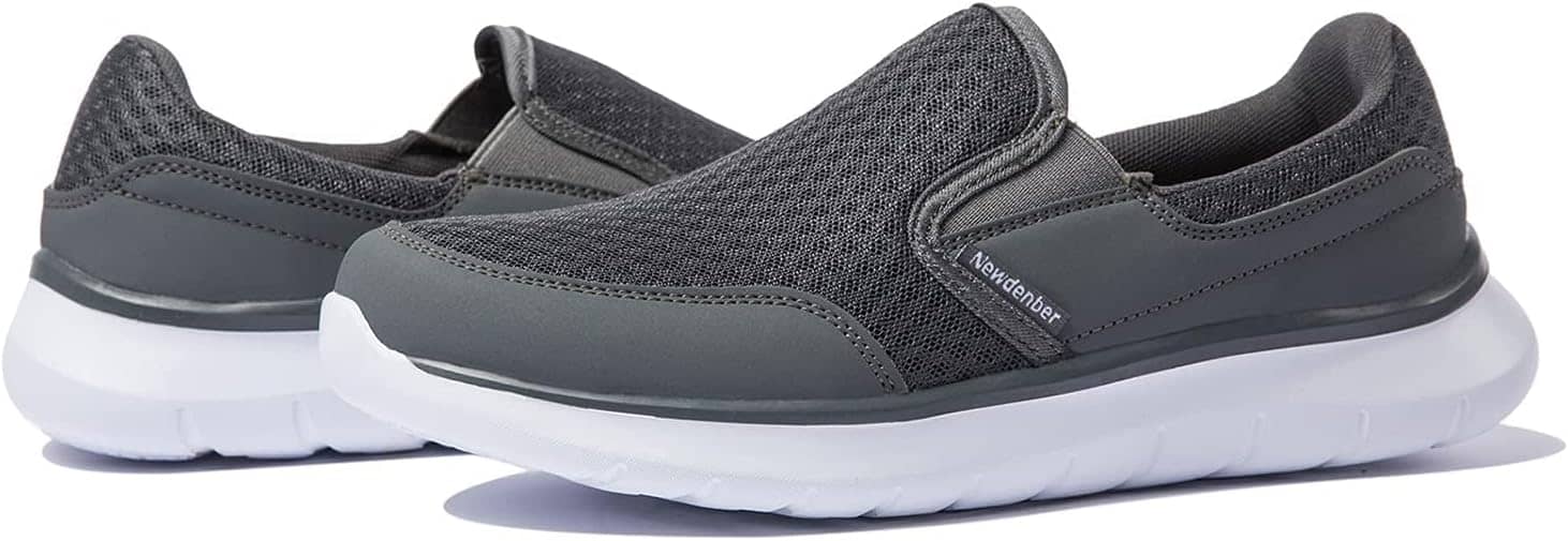 NewDenBer Sport Men's Casual Lightweight Slip-On Walking Shoe Sneakers - Image 7