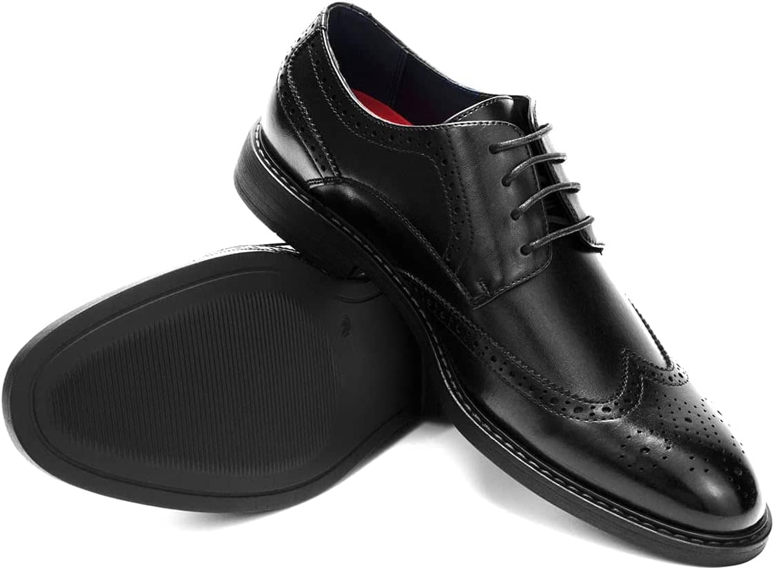 Temeshu Men's Dress Shoes Casual Oxford Shoes Business Formal Shoes - Image 3