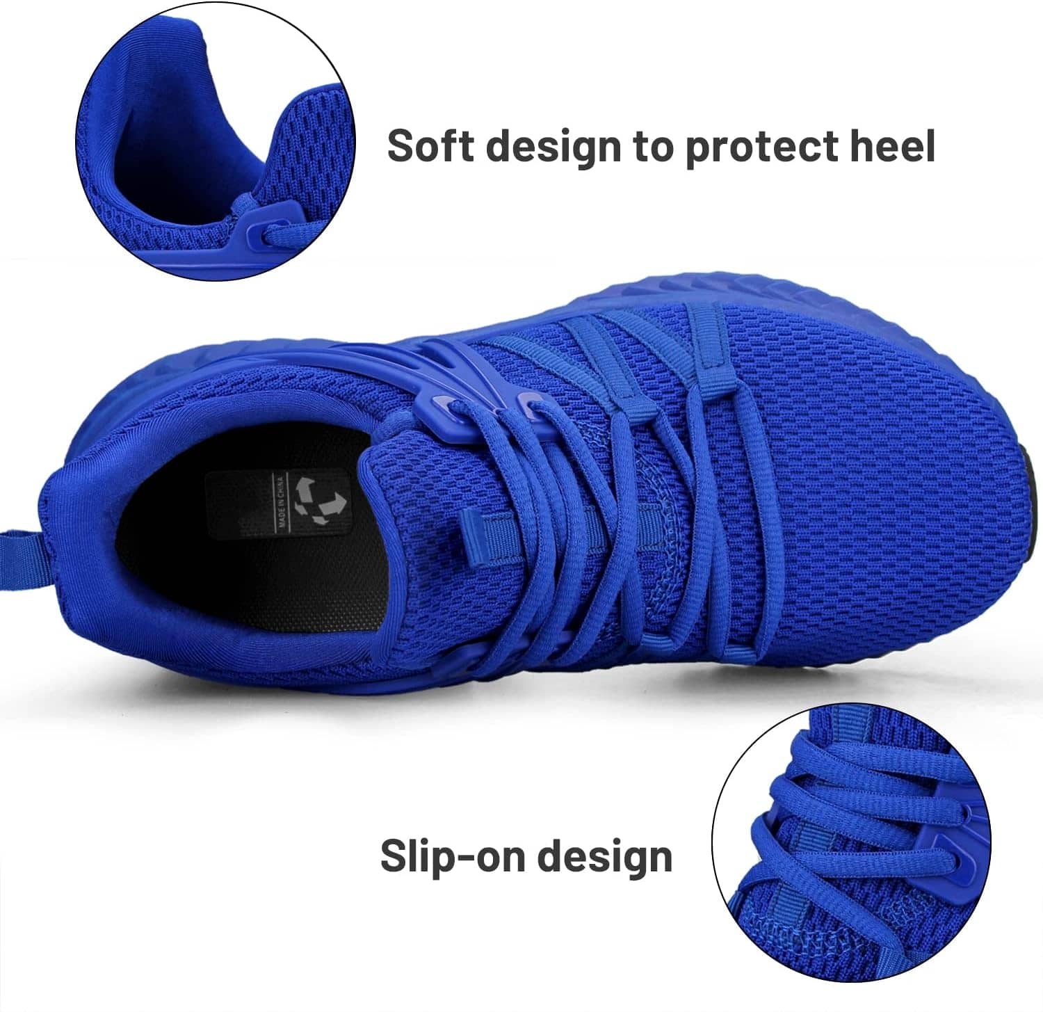 Abboos Womens Slip On Sneakers Women Walking Tennis Shoes Lightweight Casual Sneakers for Gym Travel Work - Image 3