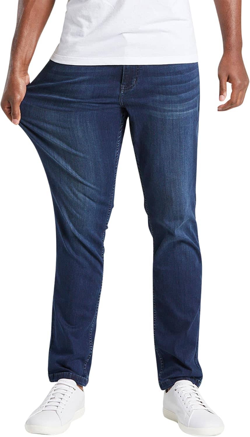 Mugsy Men's Jeans - Classic Fit Stretch Denim Jeans for Men - Comfortable & Flexible Pants for Men - True to Size