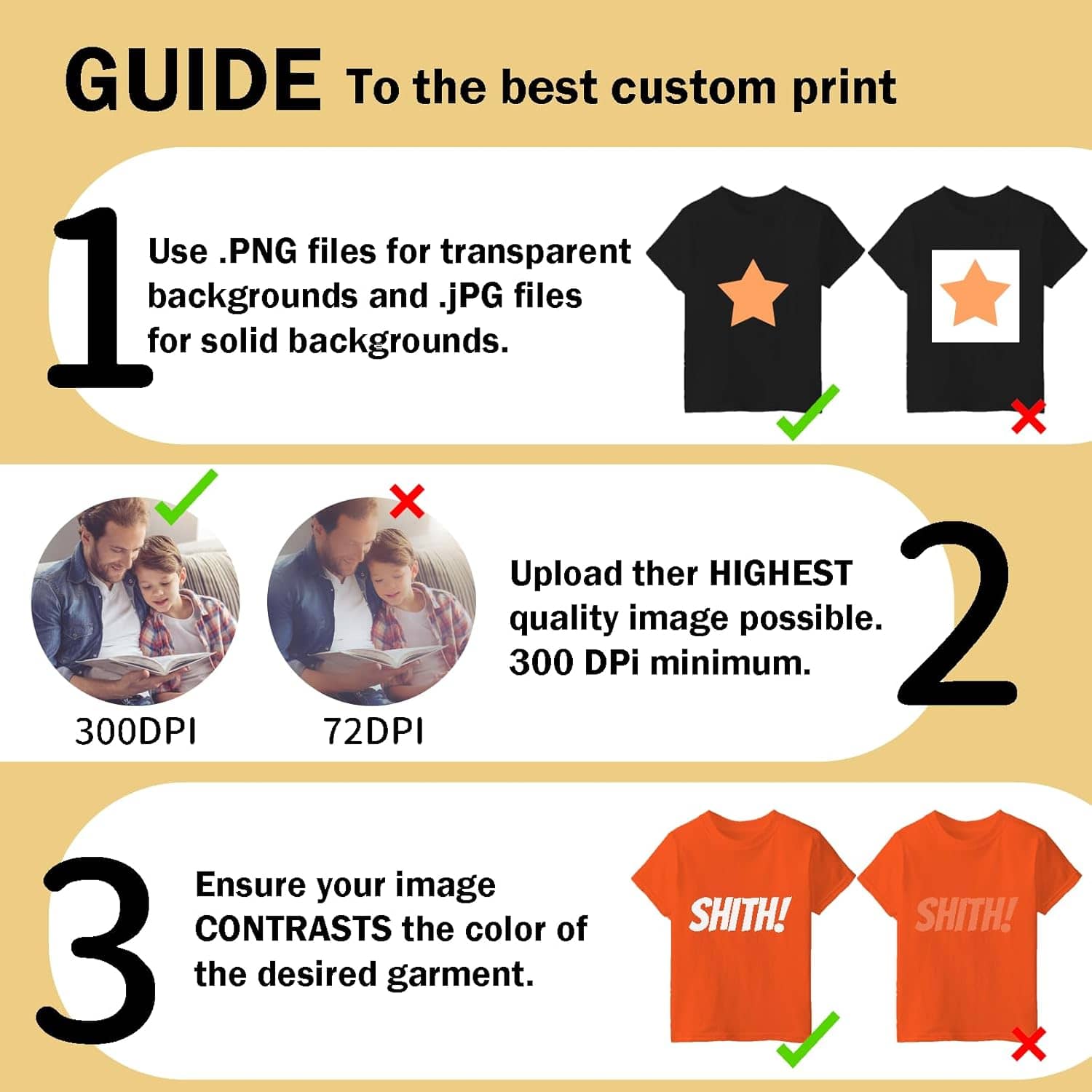 Custom T Shirts for Men，Custom T Shirts Design Your Own，Personalized T Shirts Customized Tee Gifts Add Photo Logo Text - Image 5