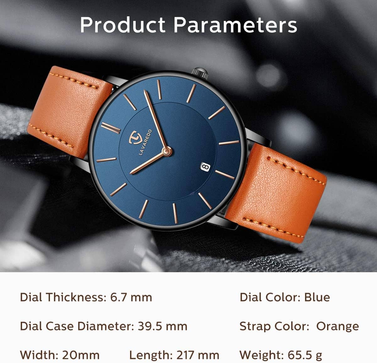 BEN NEVIS Watch, Mens Watch, Minimalist Fashion Simple Wrist Watch Analog Date with Leather Strap - Image 7