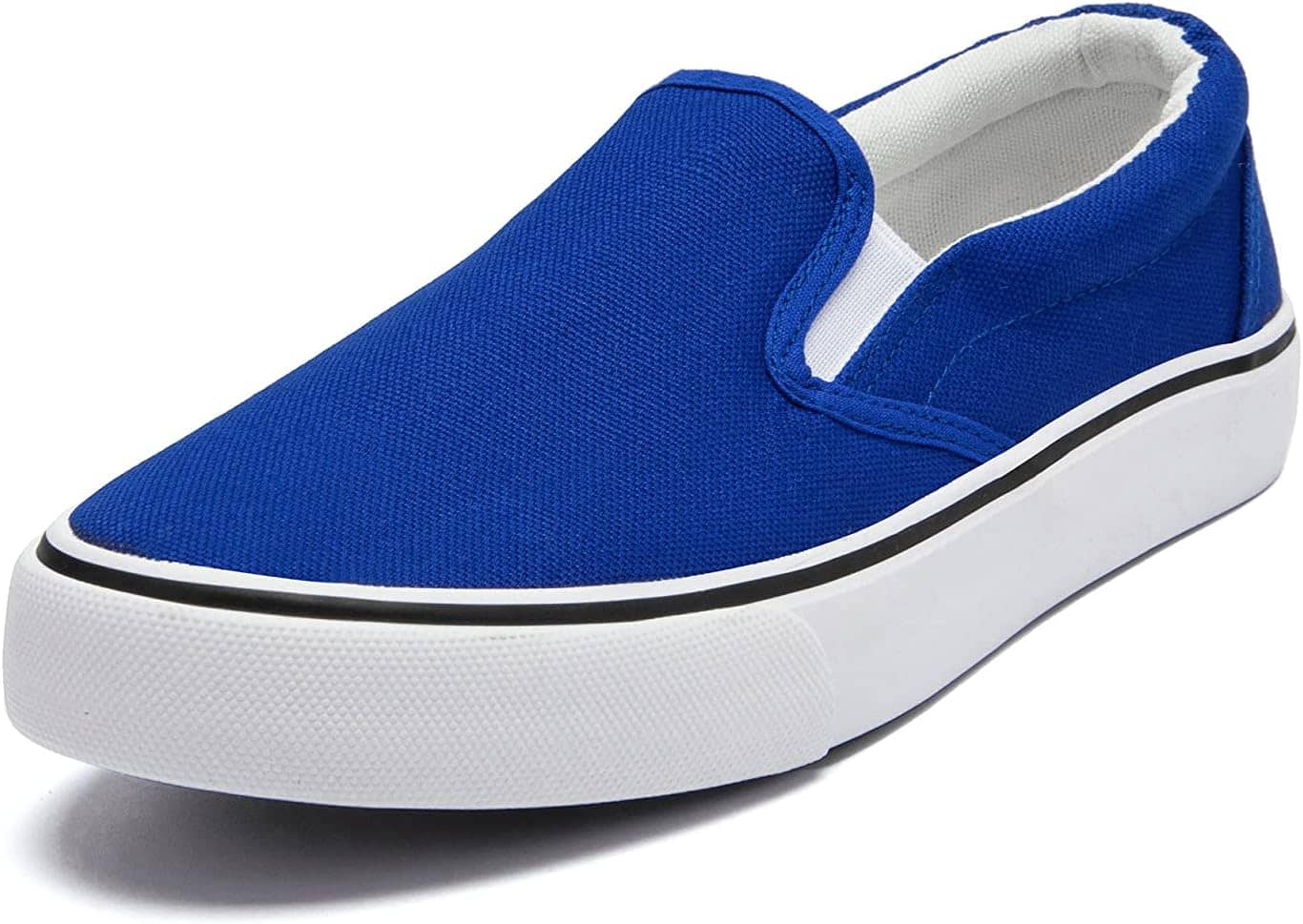 Low-Top Slip Ons Women's Fashion Sneakers Casual Canvas Sneakers for Women Comfortable Flats Breathable Padded Insole Slip on Sneakers Women Low Slip on Shoes - Image 5