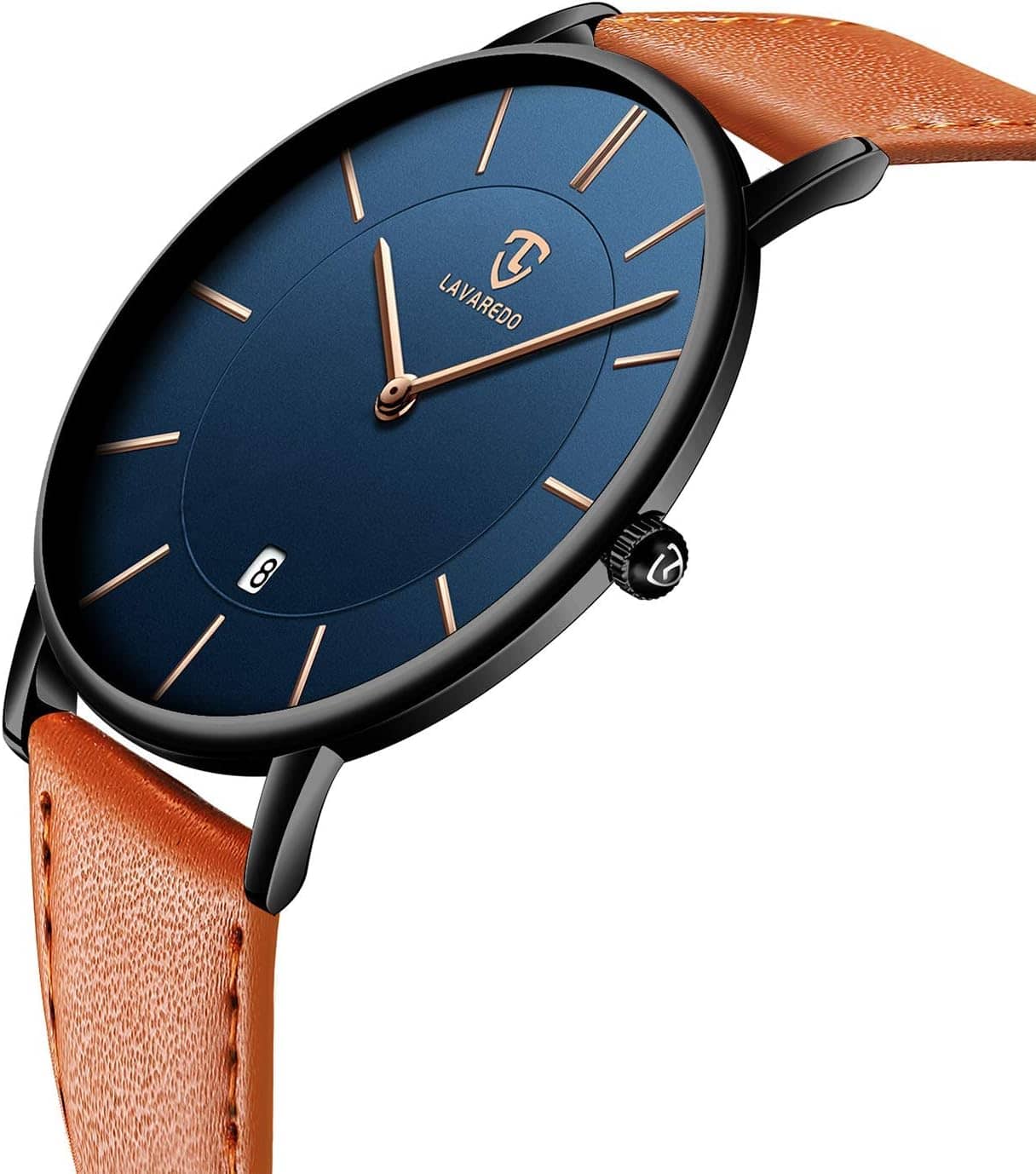 BEN NEVIS Watch, Mens Watch, Minimalist Fashion Simple Wrist Watch Analog Date with Leather Strap - Image 8
