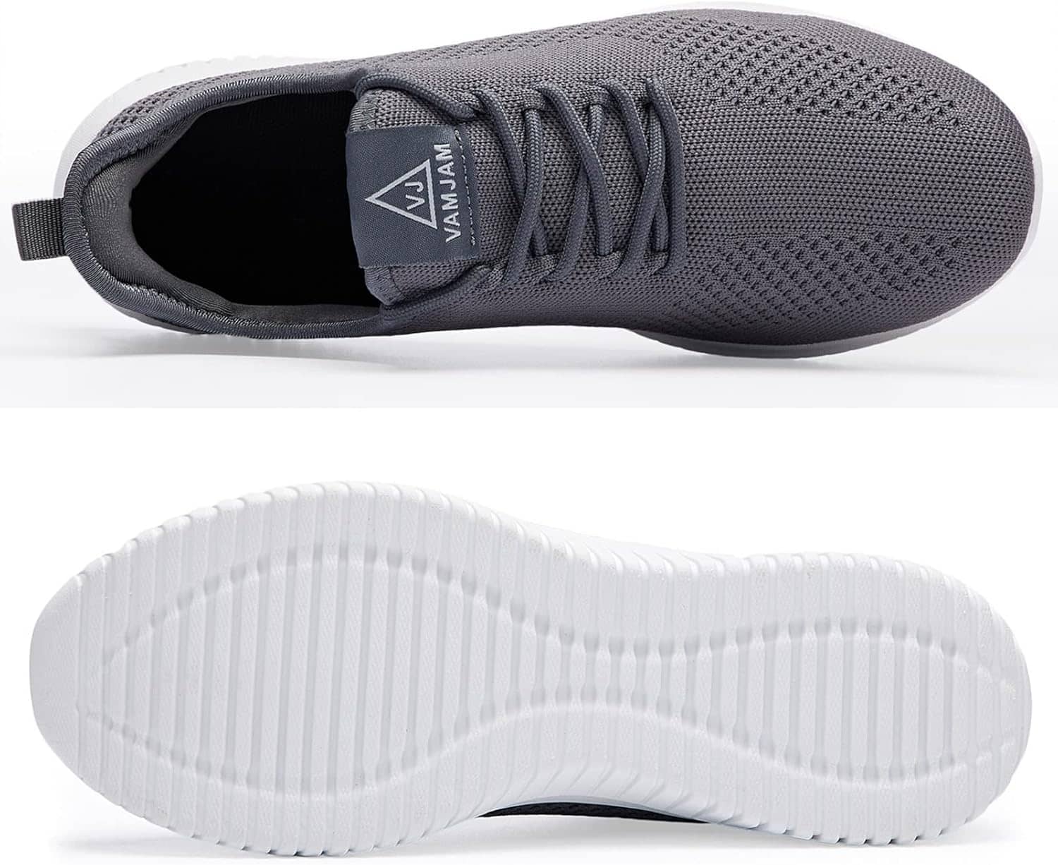 VAMJAM Men's Running Shoes Ultra Lightweight Breathable Walking Shoes Non Slip Athletic Fashion Sneakers Mesh Workout Casual Sports Shoes - Image 2