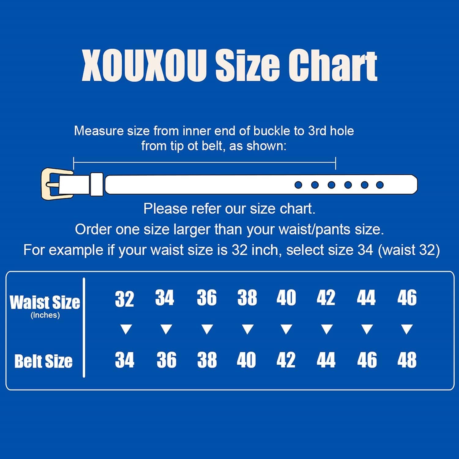 Men's Casual Leather Jeans Belts Classic Work Business Dress Belt with Prong Buckle for Men - Image 7