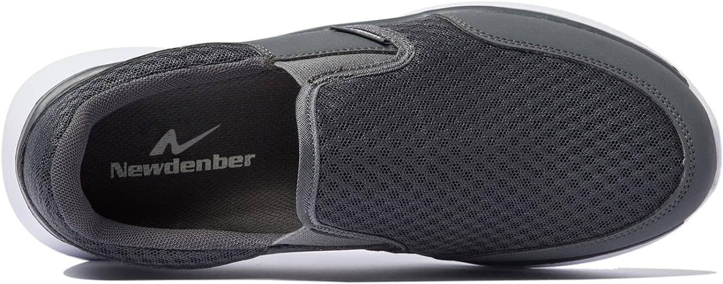 NewDenBer Sport Men's Casual Lightweight Slip-On Walking Shoe Sneakers - Image 6