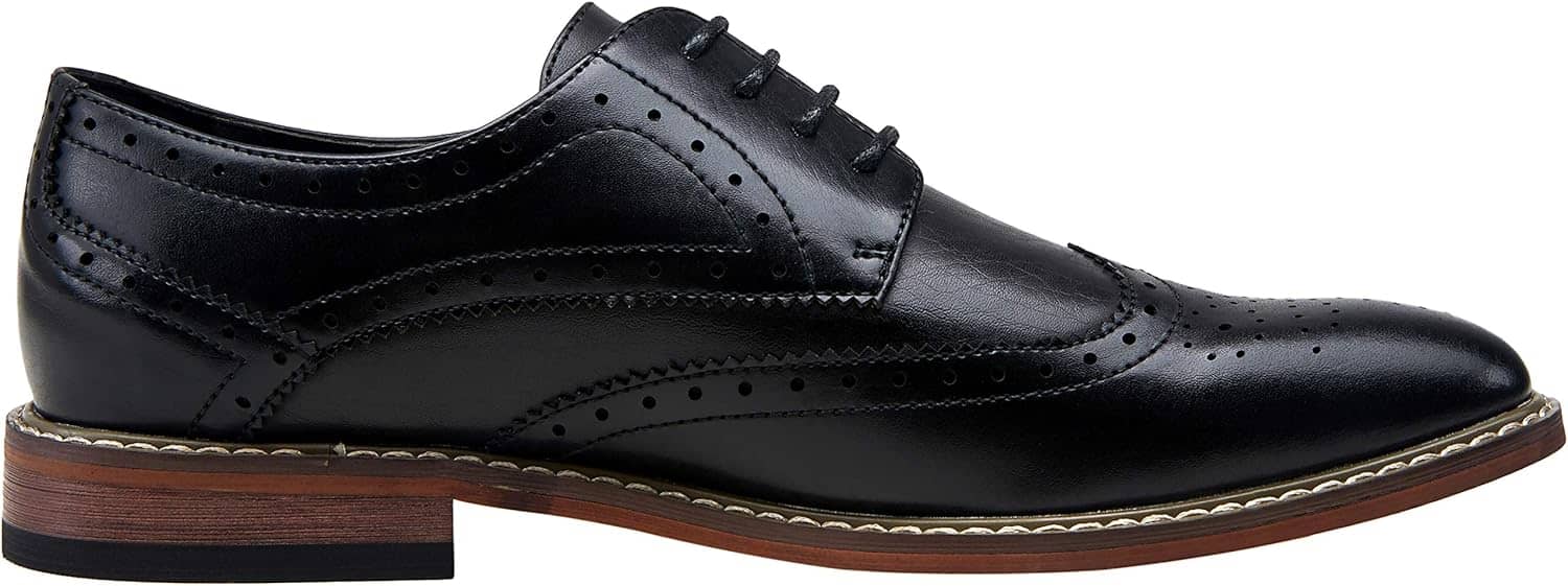 Vostey Men's Dress Shoes Oxford Shoes Formal Dress Shoes for Men Business Derby Shoes - Image 3