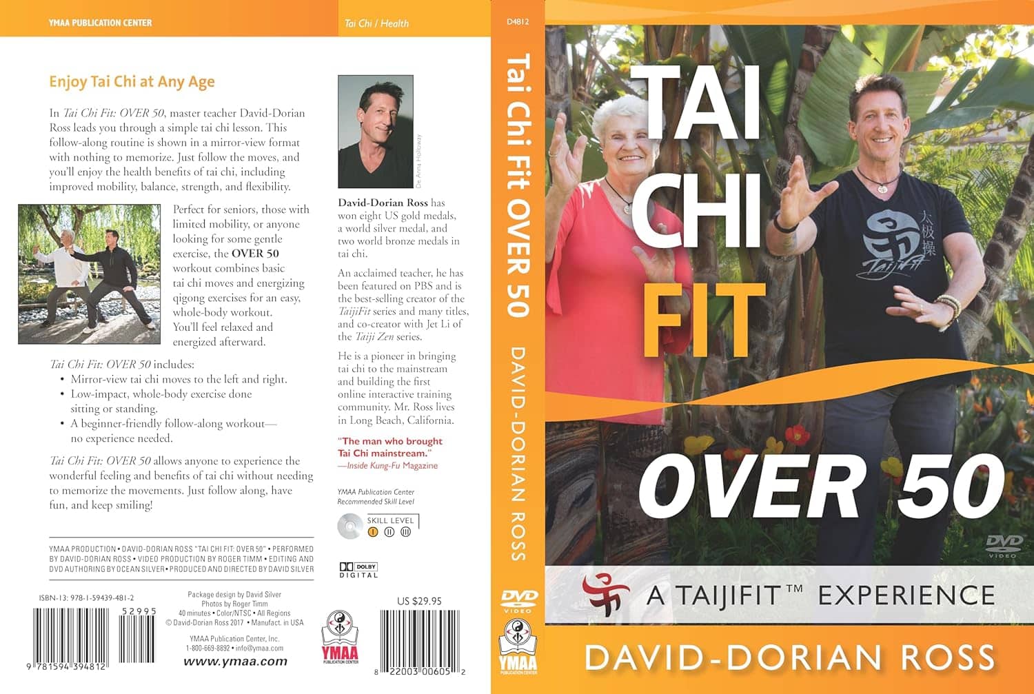Tai Chi Fit: Over 50 Beginner Exercises with David-Dorian Ross - Perfect Tai Chi Dvd for Any Age - Follow Along with Nothing to Memorize *DDR Taijifit Bestseller - Image 3