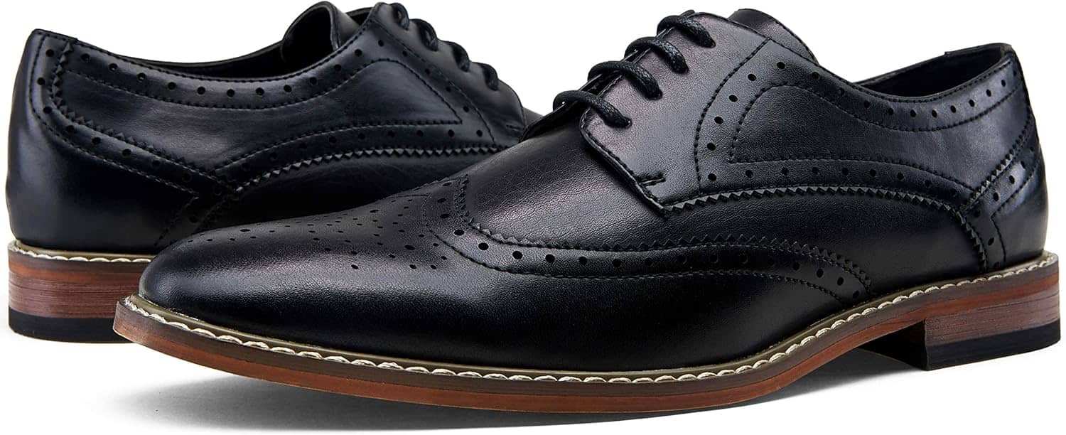 Vostey Men's Dress Shoes Oxford Shoes Formal Dress Shoes for Men Business Derby Shoes - Image 6