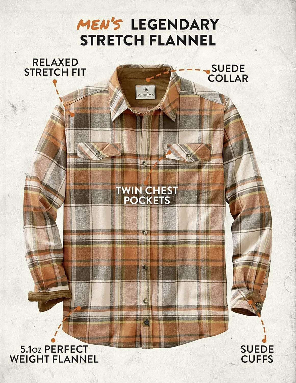 Legendary Whitetails Men's Legendary Flannel Shirt - Image 6