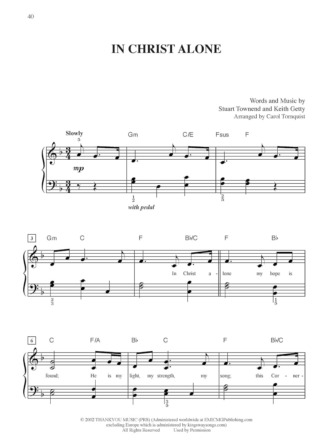 Christian Hits: Easy Piano (20 Sheet Music Bestsellers) - Image 4