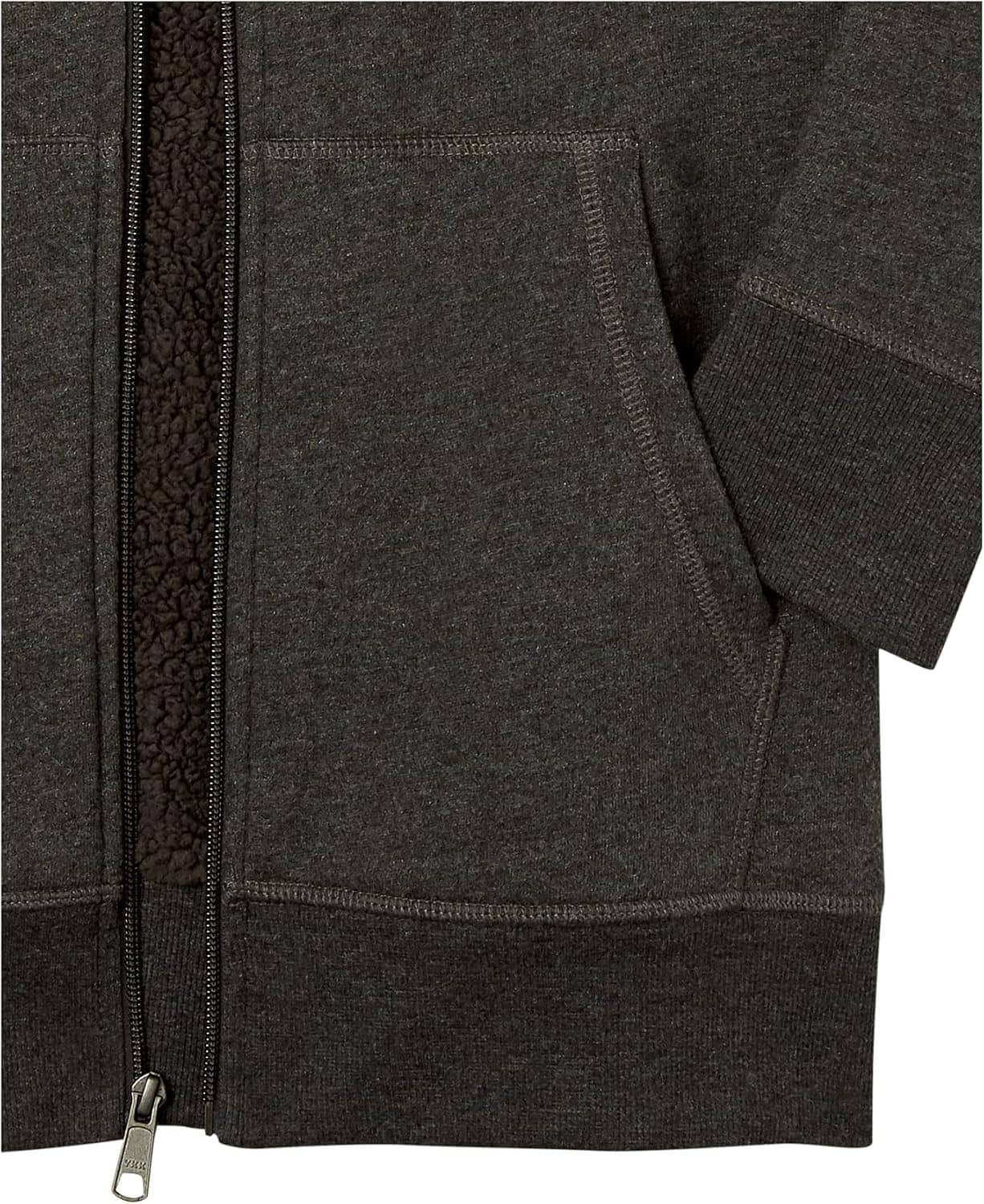 Amazon Essentials Hoodie For Men, Sherpa-Lined Full-Zip Fleece Sweatshirt - Image 6