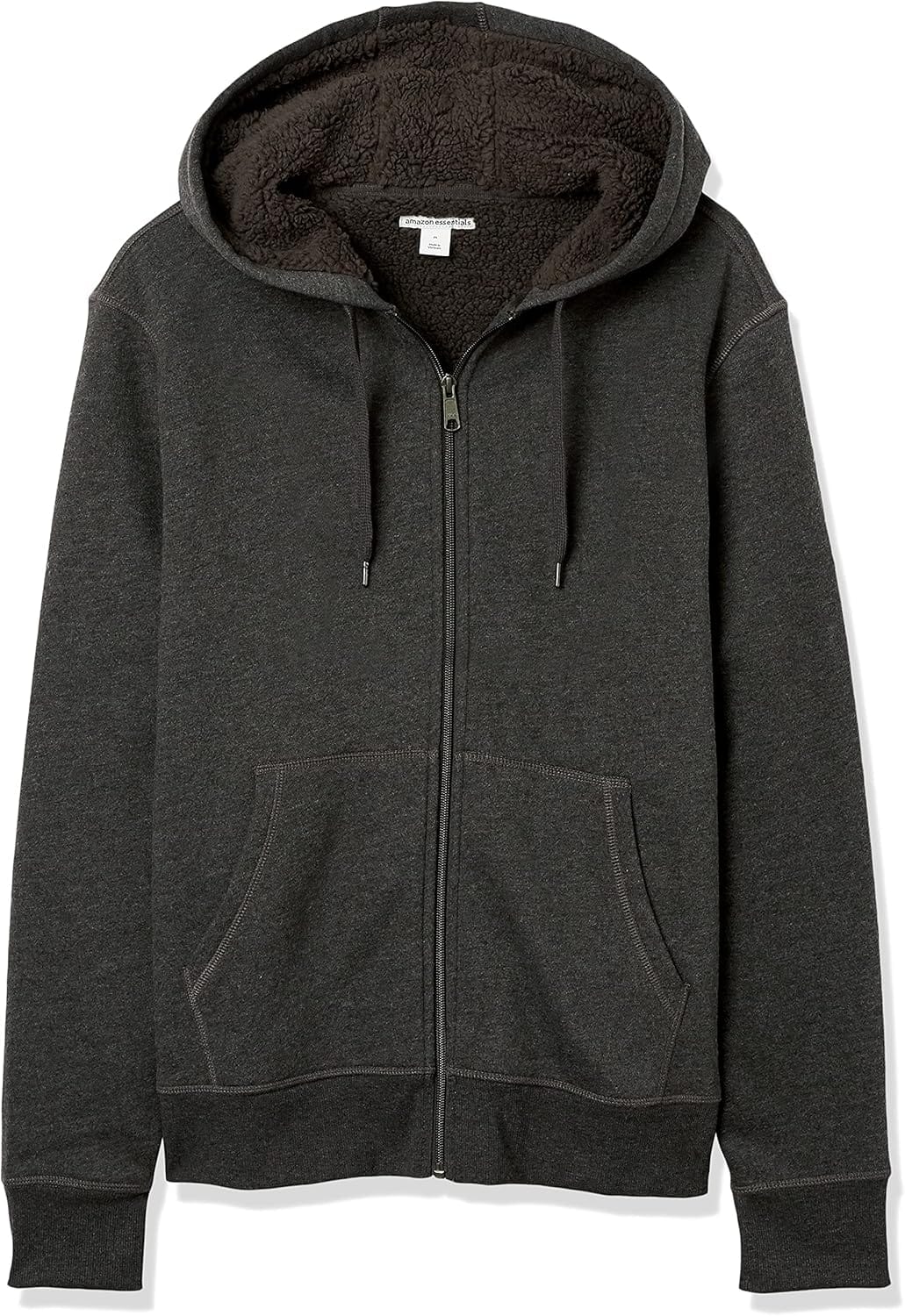 Amazon Essentials Hoodie For Men, Sherpa-Lined Full-Zip Fleece Sweatshirt - Image 7